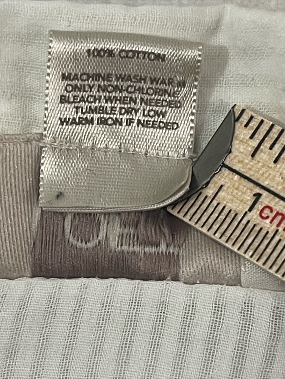 Loft Lightweight Sheer Cotton Casual Button-Down Top 3/4 Sleeves size M - Picture 4 of 6